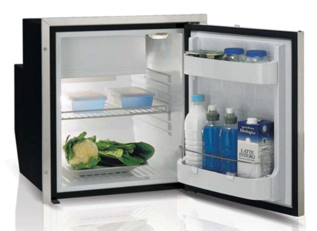 C62IXD4-F 2.2 CU.FT FRONT LOADING STAINLESS STEEL REFRIGERATOR w/FREEZER COMPARTMENT, SS FRONT STEELOCK LATCH INTERNAL UNIT 12/24V 115/230VAC  50/60HZ