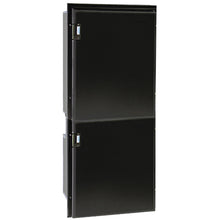 Load image into Gallery viewer, Cruise 195 Classic Fridge/Freezer - AC/DC, Left Swing, Black Door &amp; Panel, 3 Side Black  Flange
