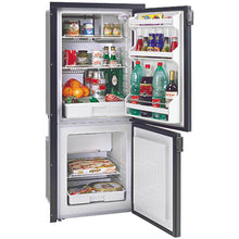 Load image into Gallery viewer, Cruise 195 Classic Fridge/Freezer - AC/DC, Left Swing, Black Door &amp; Panel, 3 Side Black  Flange
