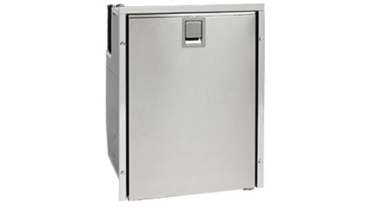 Drawer 130 Stainless Steel Refrigerator with Freezer Compartment - AC/DC, 4 - Sided  Stainless Steel Flange