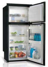 Load image into Gallery viewer, DP2600IBD4-F 8.1 CU. FT FRONT LOADING BLACK REFRIGERATOR/FREEZER FLUSH FLANGE AIRLOCK LATCH INTERNAL UNIT 12/24V 115/230VAC 50/60HZ
