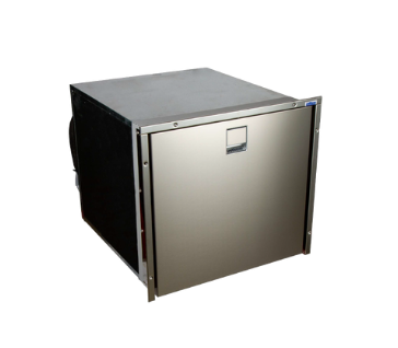 Drawer 100 FREEZER ONLY - Clean Touch Stainless Steel - 4 sided flush mount flange -  AC/DC - Remote Mount Compressor