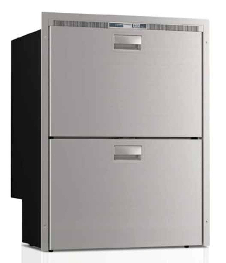 DW180IXN1-EFI-2 ~5.1 CU.FT STAINLESS STEEL DOUBLE DRAWER FREEZER w/ICEMAKER, SS FRONT, FLUSH FLANGE STEELOCK LATCH LED INTERIOR LIGHTS 115VAC