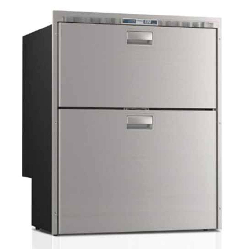 DW210IXD1-EFI-2 ~ 6.3 CU.FT STAINLESS STEEL DOUBLE DRAWER FREEZER W/ICEMAKER TOP/REFRIGERATOR BOTTOM SS FRONT FLUSH FLANGE STEELOCK LATCH LED INTERIOR LIGHT INTERNAL UNIT 115VAC