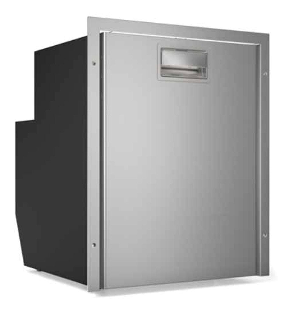 DW51IXD4-F-2 ~ 1.8 CU.FT STAINLESS STEEL SINGLE DRAWER FEFRIGERATOR w/FREEZER COMPARTMENT, SS FRONT, STEELOCK LATCH LED INTERIOR LIGHRT INTERNAL UNIT 12/24V 115/230VAC 50/60HZ