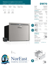 Load image into Gallery viewer, DW70RXN1-ESI-1 ~  2.6 CU.FT STAINLESS STEEL SINGLE DRAWER FREEZER w/ICEMAKER, SURFACE FLANGE, LED INTERIOR LIGHT EXTERNAL UNIT 115VAC
